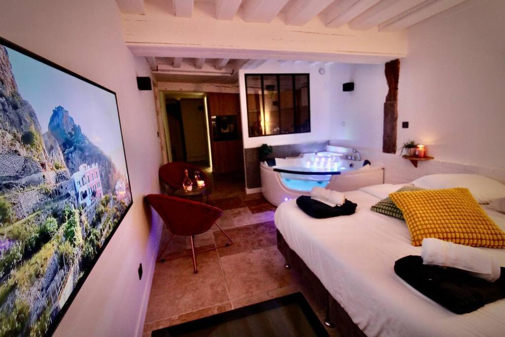 Le Spa Beauvoisine - Jacuzzi Sauna Rouen Centre Free Parking Eksteriør billede